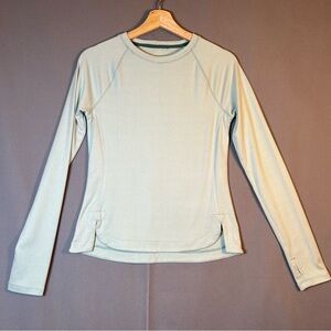 Avalanche Outdoor Supply Women's SzS White/Green Soft Fleece Top Sweater CA192R